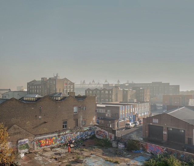 south from hackney wick station  2010