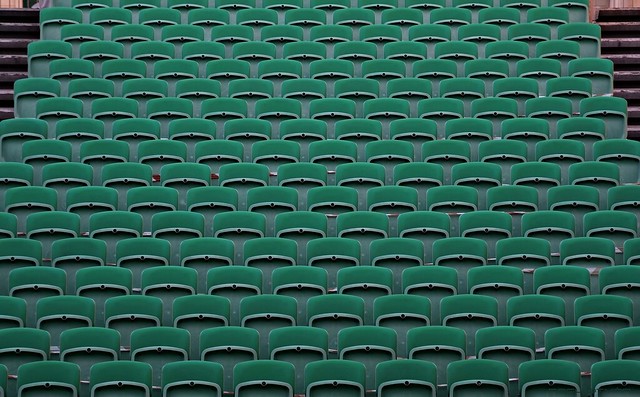 Green Seats Abstract