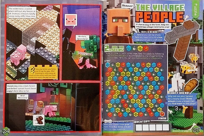 LEGO Minecraft Magazine Page 3