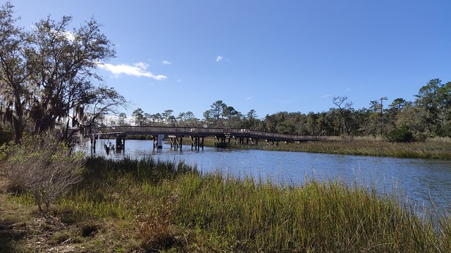 Bridge Connecting Cedar Point (NPS) and Cedar Point Preserve - Jacksonville, Florida