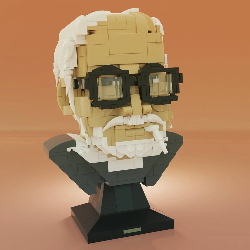 Hayao Miyazaki in LEGO Helmet style!!