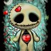 NEW! :heart: #Love #Creepy #Cute #Voodoo #doll #Zipper #Pouch :heart: #Design :copyright: #BluedarkArt #TheChameleonArt