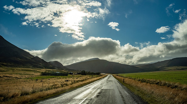 Road 60 Vestjarðavegur in Iceland