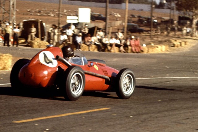 (Phil Hill in his Ferrari Dino 246) Motorsport Images