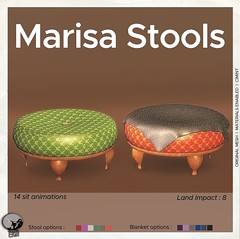 New release : Marisa Stools / January Group gift