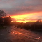 Sunset over Preston