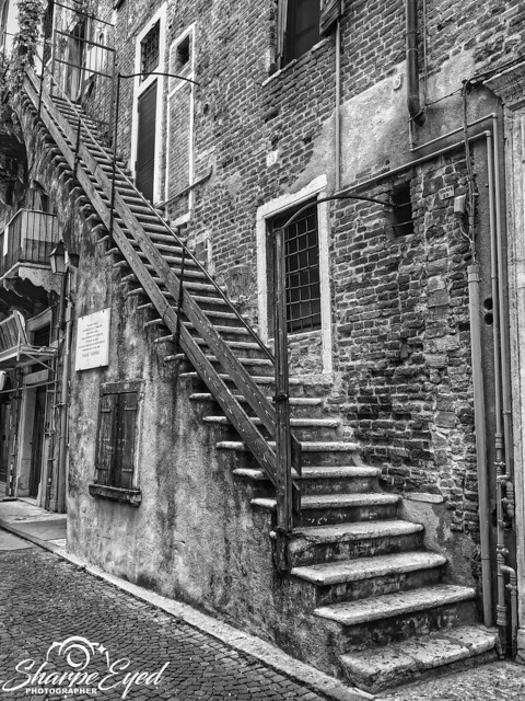 Old Staircase in Verona