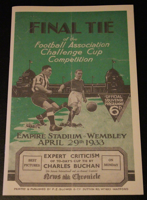 1933 FA Cup Final Programme - Everton v Manchester City