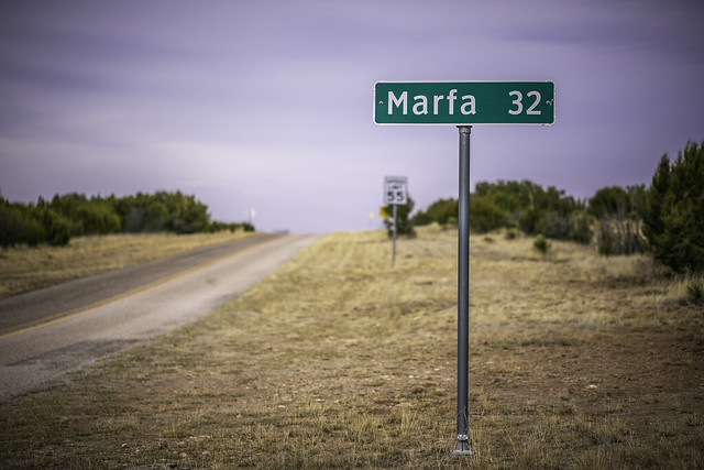 Back to Marfa from Pinto Ranch