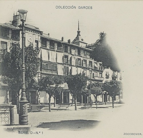 Plaza de Zocodover por Constantino Garcés. [767_phot_d'Espagne_du_Portugal_[...]Dieulafoy_Marcel_btv1b105241476 (6)