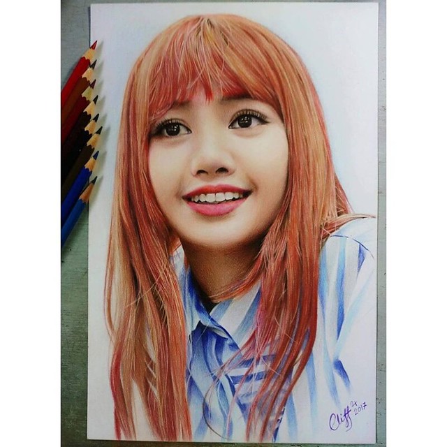 Color Pencil Drawing Girl