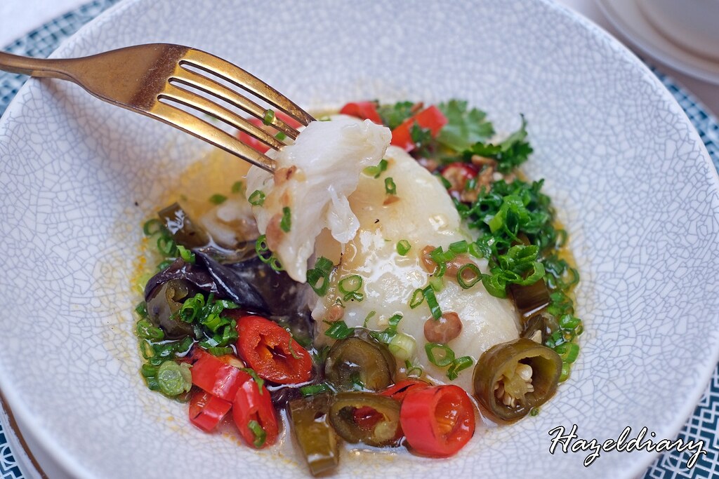 Crystal Jade Dining IN- Steamed Chilean Cod Fish with Red and Chilli in Puning Sauce-1