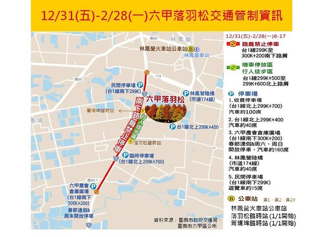 台南六甲落羽松森林秘境 台南景點 親子 2022 交通管制 停車場 台南一日遊 季節