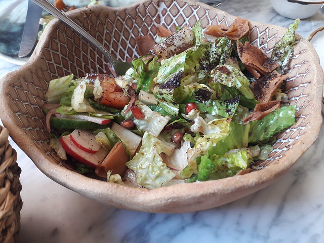 Fattoush, (Lebanese  salad)  Mune, Lebanese Restaurant, Calle  Pelayo, Chueca, Madrid