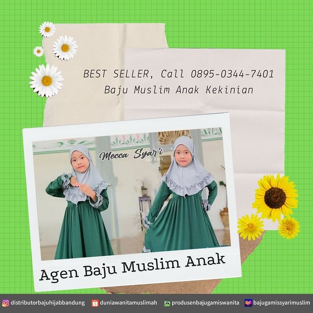 TERPERCAYA,Call 0895-0344-7401, Baju Muslim Anak Branded