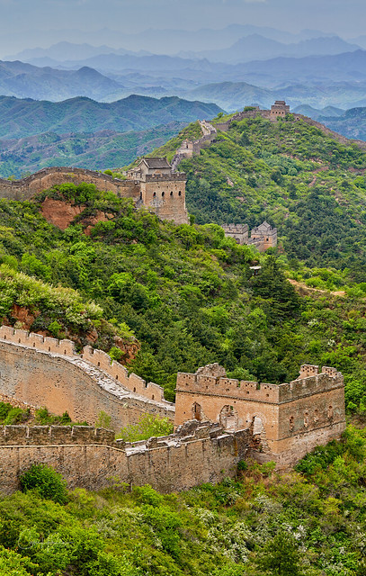 Great Wall of China at Jinshanling