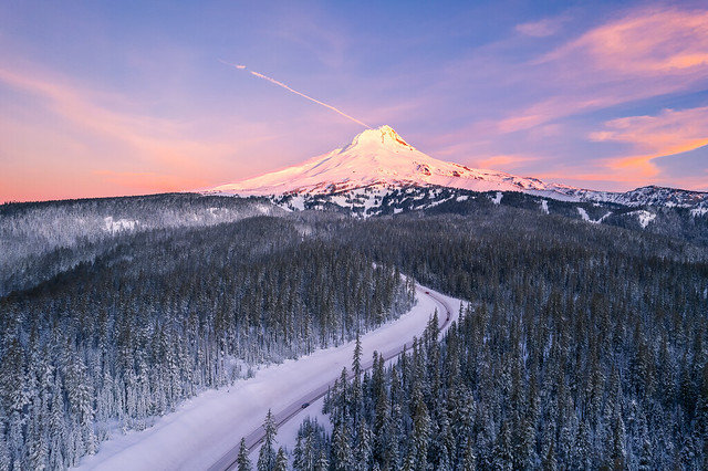 Mt. Hood Winter Sunrise