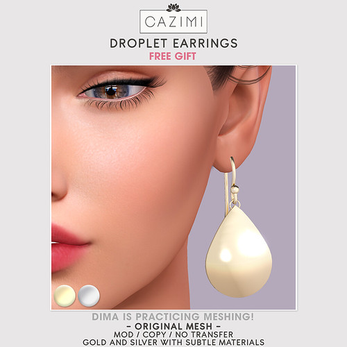 Gift! Droplet Earrings