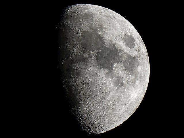 The Moon (Hand held photo with AF)