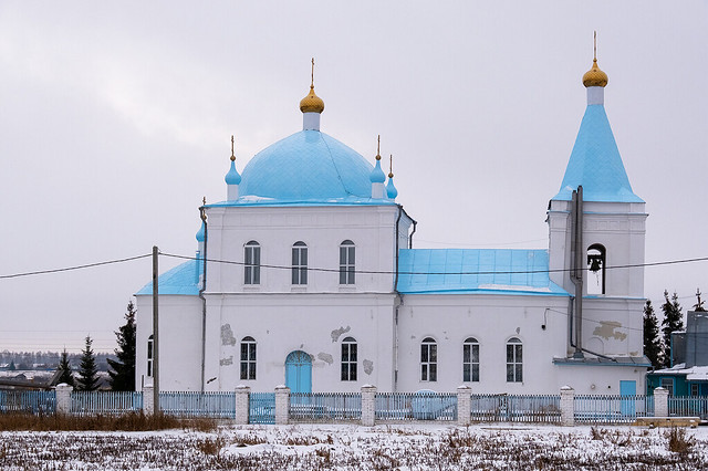 Old church, not so far from Kalachinsk, Western Siberia