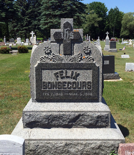 Felix Bonsecours (1846-1908) Grave Marker