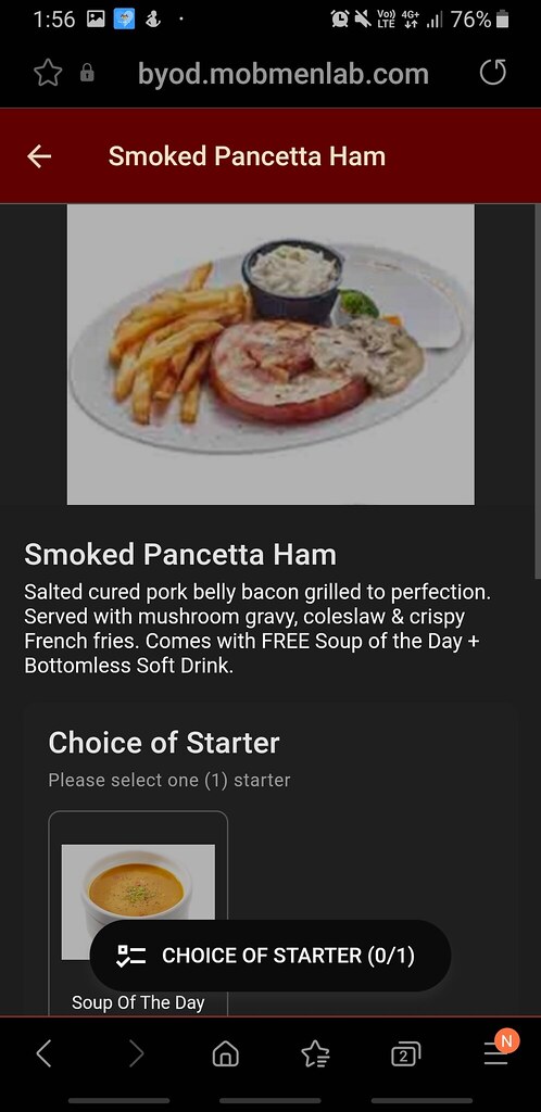 煙熏培根火腿 Smoked Pancetta Ham rm$20.95 @ 摩根菲尔德的美式餐馆 Morganfield's 大門商場 Damen USJ1