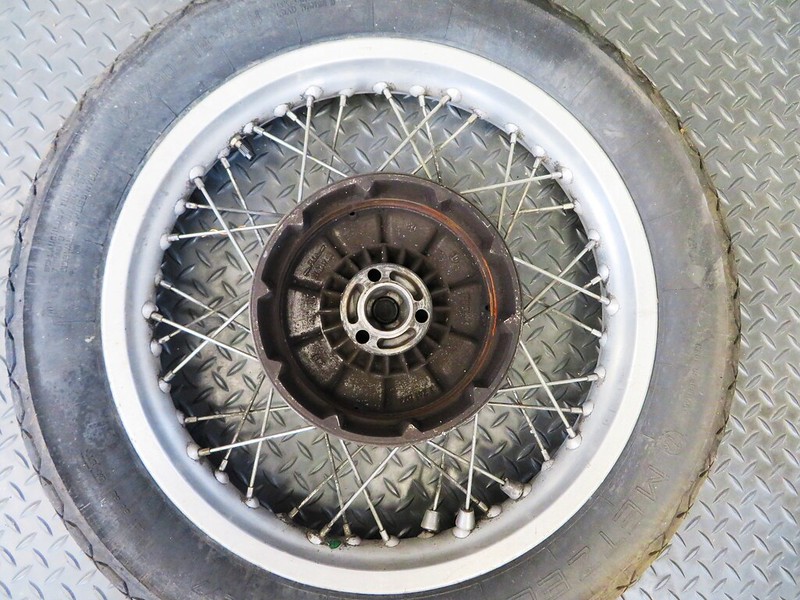 Right Side of Rear Wheel Showing Brake Drum