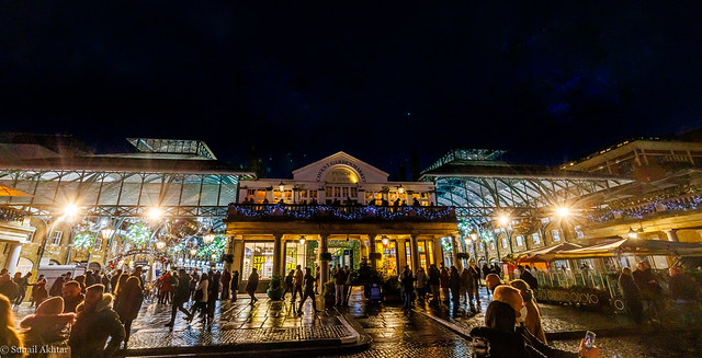 Christmas at Covent Garden in London