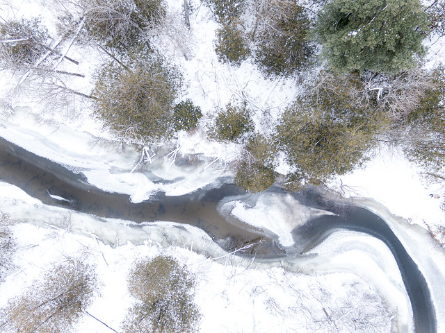 Icy river