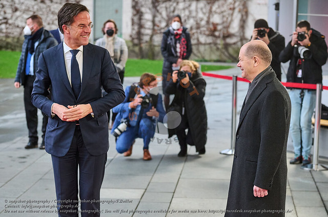 Mark Rutte visits Berlin