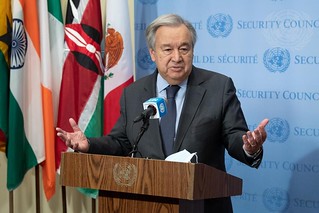 Secretary-General Briefs Press on Afghanistan | by United Nations Photo