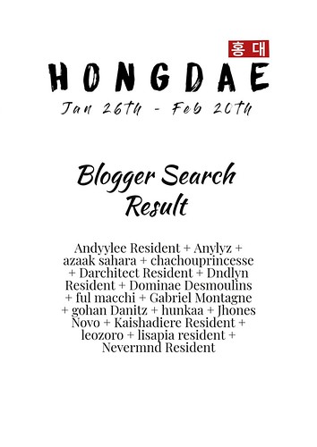 HONGDAE ROUND 1 - Blogger Search Result | by Hikaru_Enimo