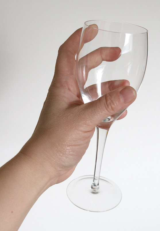 Hand with Wine Glass #22
