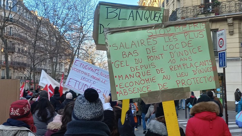 #Greve13janvier à Paris - 13 janvier 2022