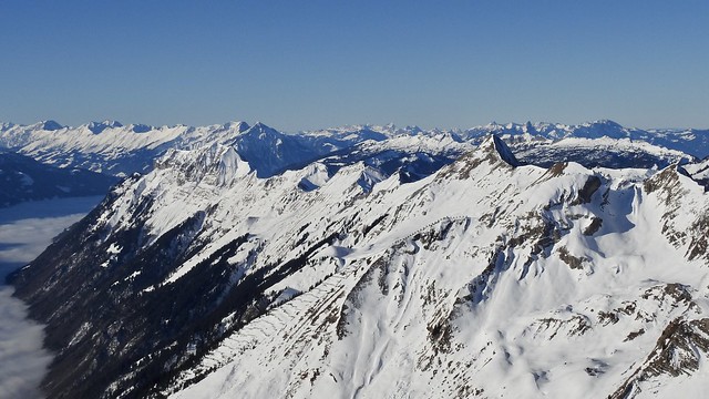 view from Brienzer Rothorn Switzerland