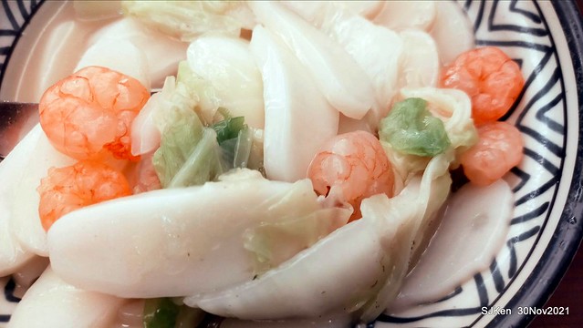 珍品九如湖州粽專賣店(Fried rice, shrimp noodle & wonton), Taipei, Taiwan, SJKen, Nov 30, 2021.