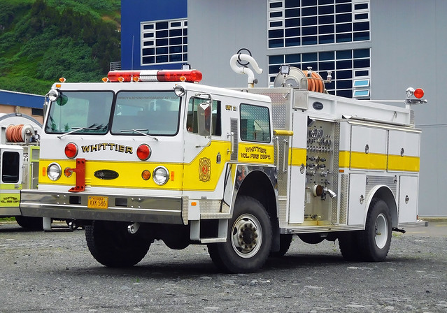 Whittier Volunteer Fire Department Fire Engine Truck