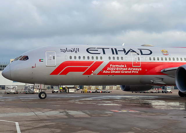 Etihad Airways (Abu Dhabi Grand Prix Livery) Boeing 787-9 A6-BLV