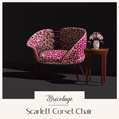 Bricolage Scarlet Corset Chair
