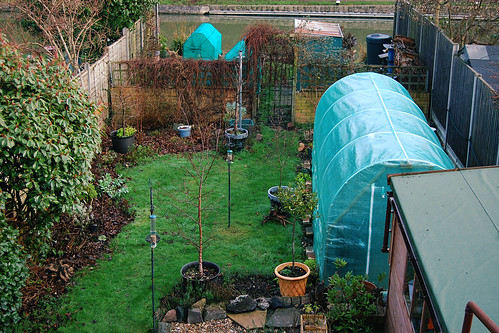 Looking Down on the Back Garden - January 2022