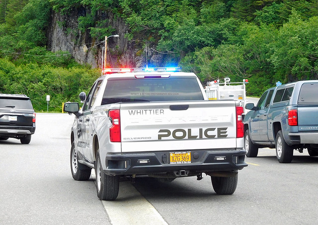 Whittier Police Silverado Pickup