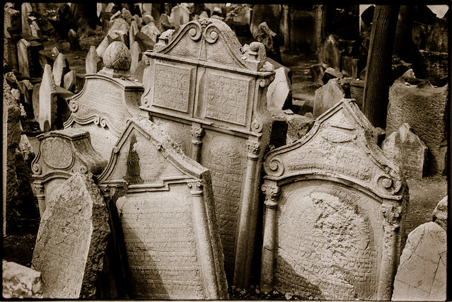 Jewish Cemetery, Prague, CSFR, 1991