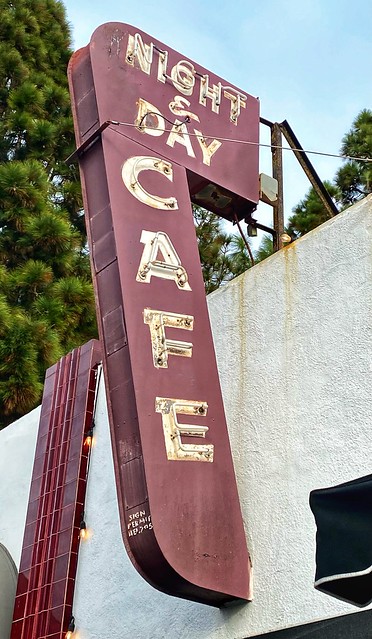 Night & Day Cafe Neon signage - San Diego, CA