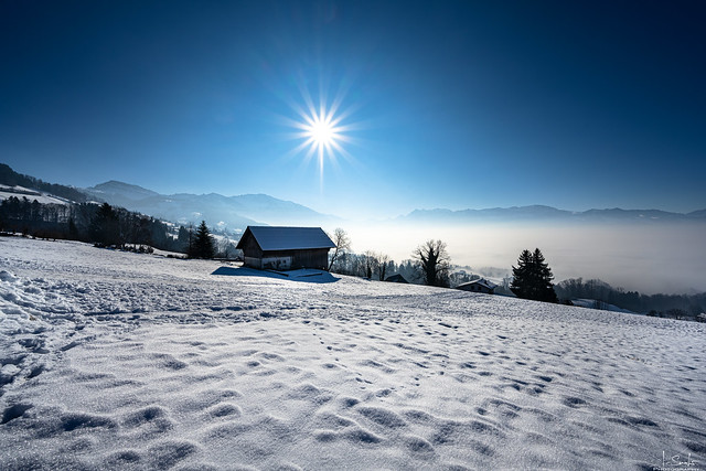 January view from Gommiswald - St.Gallen - Switzerland