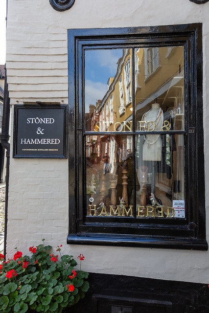 'Stoned and Hammered', Elm Hill, Norwich