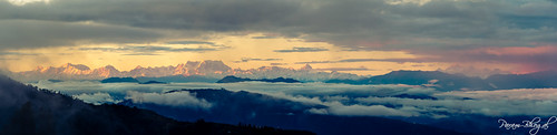 Himalayas from Ramgarh (PB1_5795-HDR-Pano) by IG: @param.roving.photog, Panoramic view of the Great Himalayas from near Ramgarh, Uttarakhand.
This was clicked later in the
