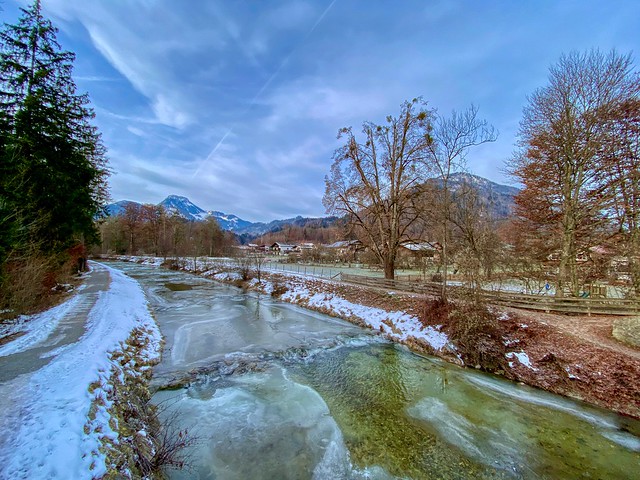 Auerbach creek in Oberaudorf in Bavaria, Germany