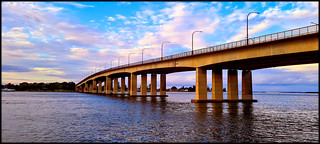 Captain Cook Bridge at dusk