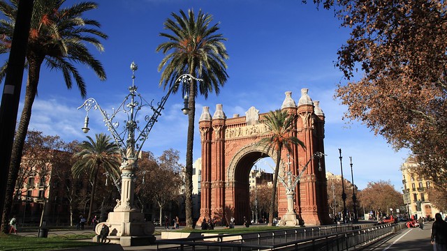 Arc De Triomf - Passeig De Sant Joan - Barcelona
