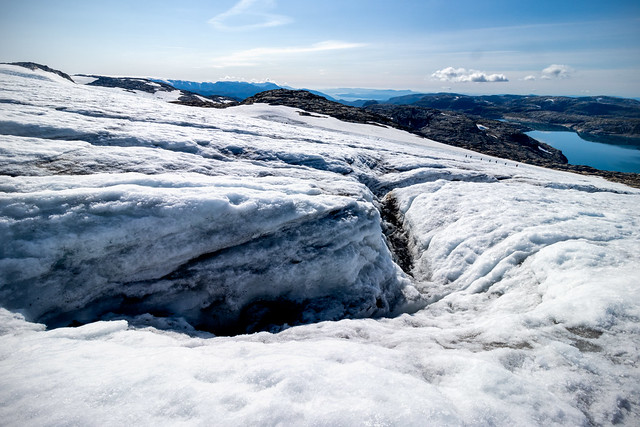 Inside a Glacier (Norway)